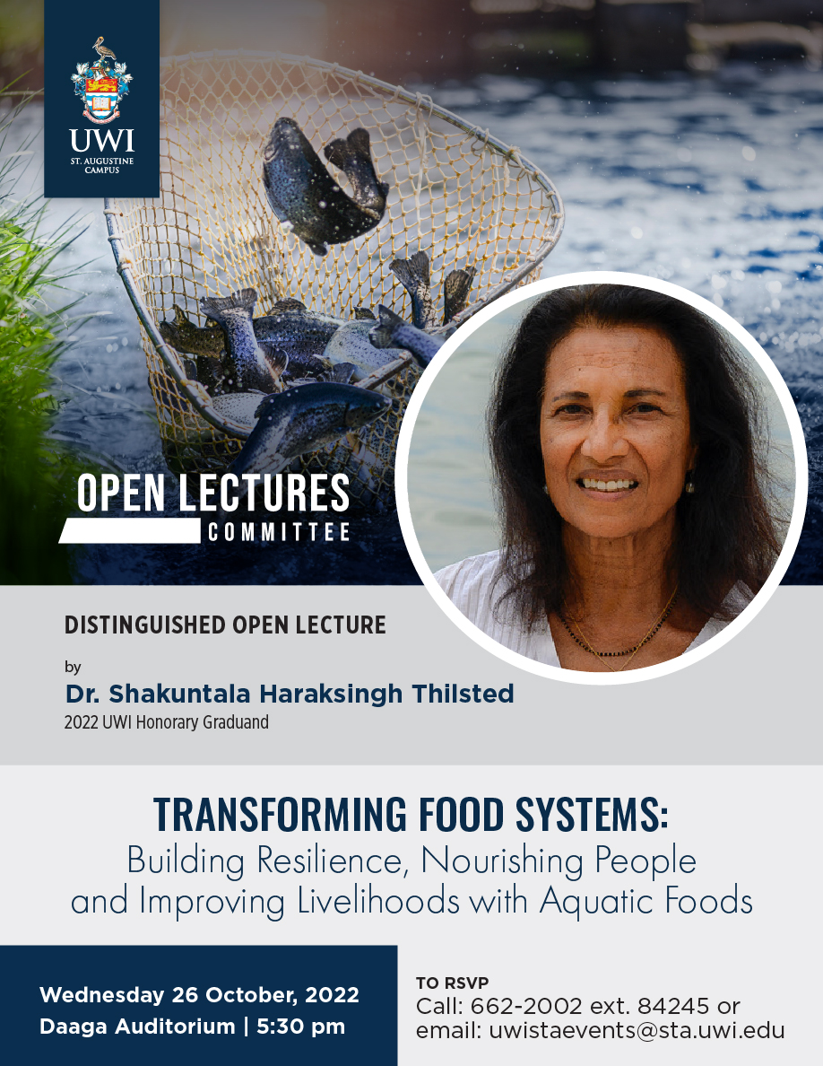 UWI Hosts Open Lecture On Transforming Food Systems Featuring 2021 Uwi hosts open lecture on transforming food systems featuring 2021